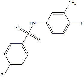 N-(3-amino-4-fluorophenyl)-4-bromobenzenesulfonamide