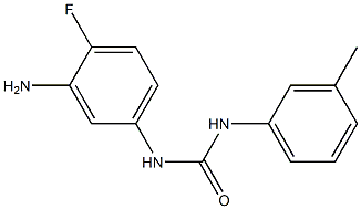 N-(3-amino-4-fluorophenyl)-N'-(3-methylphenyl)urea Structure