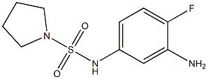 N-(3-amino-4-fluorophenyl)pyrrolidine-1-sulfonamide