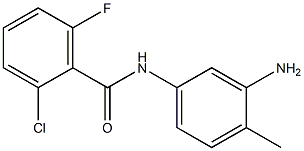N-(3-amino-4-methylphenyl)-2-chloro-6-fluorobenzamide Structure