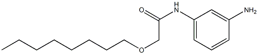 N-(3-aminophenyl)-2-(octyloxy)acetamide Structure