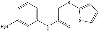 N-(3-aminophenyl)-2-(thiophen-2-ylsulfanyl)acetamide
