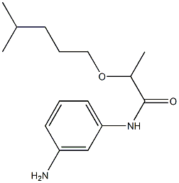N-(3-aminophenyl)-2-[(4-methylpentyl)oxy]propanamide