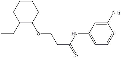 N-(3-aminophenyl)-3-[(2-ethylcyclohexyl)oxy]propanamide|