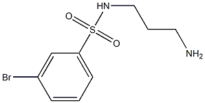 N-(3-aminopropyl)-3-bromobenzene-1-sulfonamide