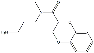 N-(3-aminopropyl)-N-methyl-2,3-dihydro-1,4-benzodioxine-2-carboxamide