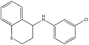 N-(3-chlorophenyl)-3,4-dihydro-2H-1-benzothiopyran-4-amine Structure