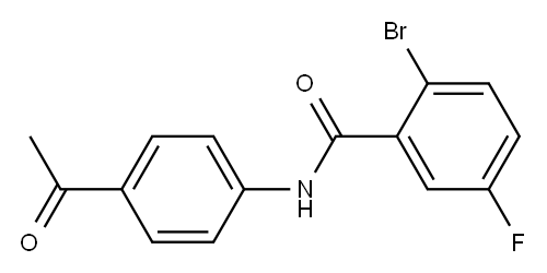 N-(4-acetylphenyl)-2-bromo-5-fluorobenzamide