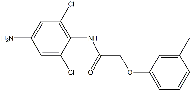 N-(4-amino-2,6-dichlorophenyl)-2-(3-methylphenoxy)acetamide