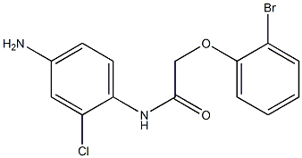 N-(4-amino-2-chlorophenyl)-2-(2-bromophenoxy)acetamide Structure