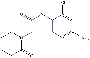 N-(4-amino-2-chlorophenyl)-2-(2-oxopiperidin-1-yl)acetamide Structure