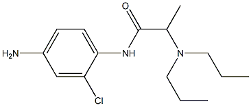 N-(4-amino-2-chlorophenyl)-2-(dipropylamino)propanamide Structure