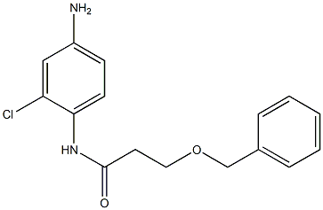N-(4-amino-2-chlorophenyl)-3-(benzyloxy)propanamide|
