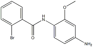 N-(4-amino-2-methoxyphenyl)-2-bromobenzamide 结构式
