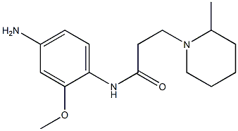 N-(4-amino-2-methoxyphenyl)-3-(2-methylpiperidin-1-yl)propanamide