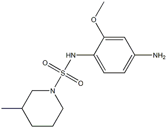 N-(4-amino-2-methoxyphenyl)-3-methylpiperidine-1-sulfonamide