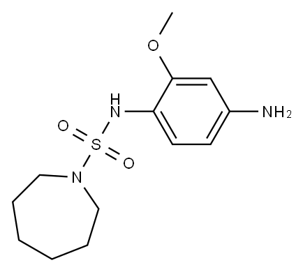 N-(4-amino-2-methoxyphenyl)azepane-1-sulfonamide