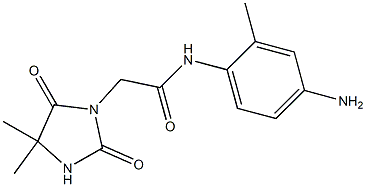 N-(4-amino-2-methylphenyl)-2-(4,4-dimethyl-2,5-dioxoimidazolidin-1-yl)acetamide