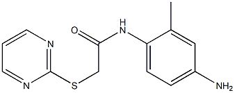 N-(4-amino-2-methylphenyl)-2-(pyrimidin-2-ylsulfanyl)acetamide
