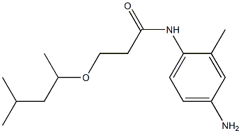 N-(4-amino-2-methylphenyl)-3-[(4-methylpentan-2-yl)oxy]propanamide