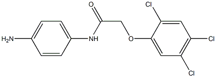 N-(4-aminophenyl)-2-(2,4,5-trichlorophenoxy)acetamide Structure
