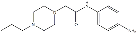 N-(4-aminophenyl)-2-(4-propylpiperazin-1-yl)acetamide Struktur