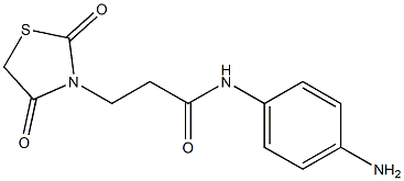 N-(4-aminophenyl)-3-(2,4-dioxo-1,3-thiazolidin-3-yl)propanamide|