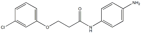 N-(4-aminophenyl)-3-(3-chlorophenoxy)propanamide