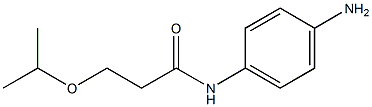 N-(4-aminophenyl)-3-(propan-2-yloxy)propanamide Structure