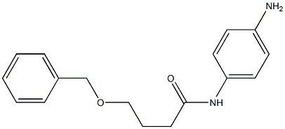 N-(4-aminophenyl)-4-(benzyloxy)butanamide Structure