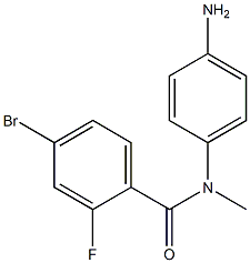 N-(4-aminophenyl)-4-bromo-2-fluoro-N-methylbenzamide