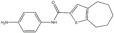 N-(4-aminophenyl)-4H,5H,6H,7H,8H-cyclohepta[b]thiophene-2-carboxamide