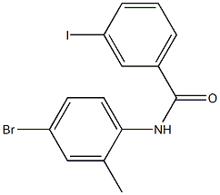 N-(4-bromo-2-methylphenyl)-3-iodobenzamide Structure