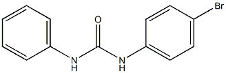 N-(4-bromophenyl)-N'-phenylurea 结构式