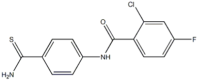  N-(4-carbamothioylphenyl)-2-chloro-4-fluorobenzamide