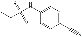 N-(4-cyanophenyl)ethanesulfonamide Structure