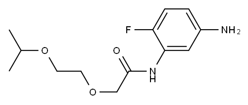 N-(5-amino-2-fluorophenyl)-2-[2-(propan-2-yloxy)ethoxy]acetamide