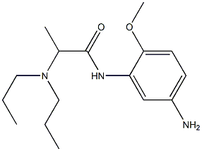 N-(5-amino-2-methoxyphenyl)-2-(dipropylamino)propanamide Struktur