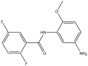 N-(5-amino-2-methoxyphenyl)-2,5-difluorobenzamide Struktur