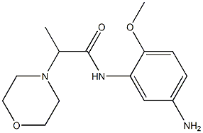 N-(5-amino-2-methoxyphenyl)-2-morpholin-4-ylpropanamide