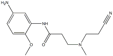 N-(5-amino-2-methoxyphenyl)-3-[(2-cyanoethyl)(methyl)amino]propanamide