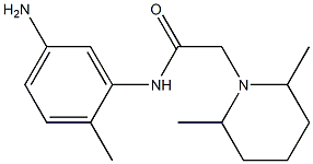 N-(5-amino-2-methylphenyl)-2-(2,6-dimethylpiperidin-1-yl)acetamide Structure