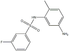 N-(5-amino-2-methylphenyl)-3-fluorobenzenesulfonamide Structure