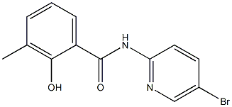  N-(5-bromopyridin-2-yl)-2-hydroxy-3-methylbenzamide
