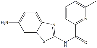 N-(6-amino-1,3-benzothiazol-2-yl)-6-methylpyridine-2-carboxamide
