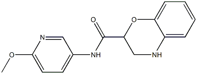  N-(6-methoxypyridin-3-yl)-3,4-dihydro-2H-1,4-benzoxazine-2-carboxamide