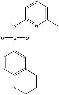 N-(6-methylpyridin-2-yl)-1,2,3,4-tetrahydroquinoline-6-sulfonamide Structure