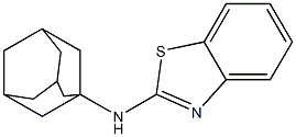 N-(adamantan-1-yl)-1,3-benzothiazol-2-amine Structure