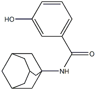 N-(adamantan-1-yl)-3-hydroxybenzamide Struktur