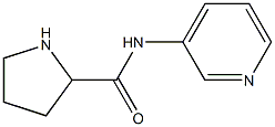 N-(pyridin-3-yl)pyrrolidine-2-carboxamide,,结构式